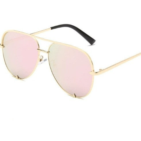 Lunettes Soleil ISLAB™ – Double Pont Métal | Style Luxe & Protection UV