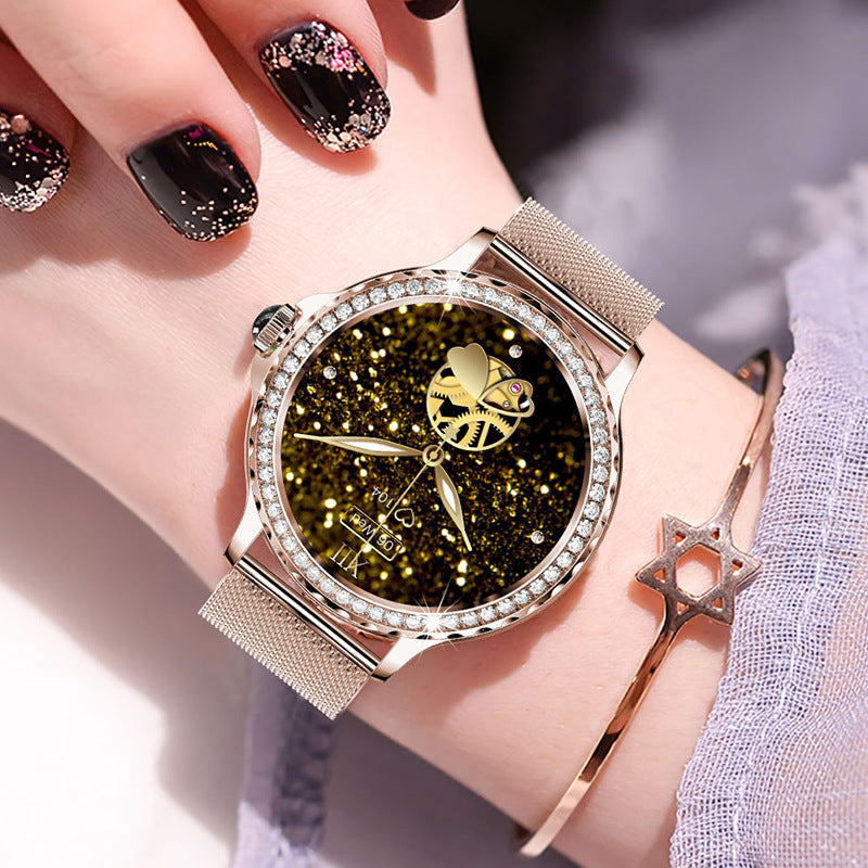 Bracelet Intelligent Luxe ISLAB™ – Appels Bluetooth & Élégance Connectée