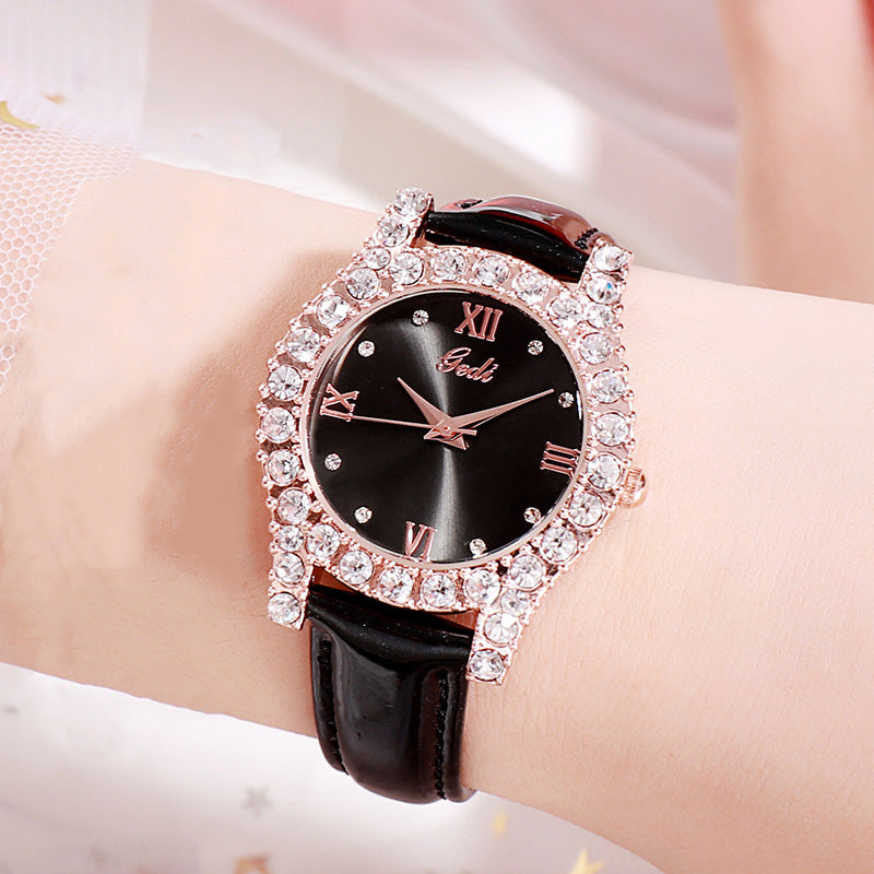 Montre Chic ISLAB™ – Élégance Diamantée & Style Intemporel