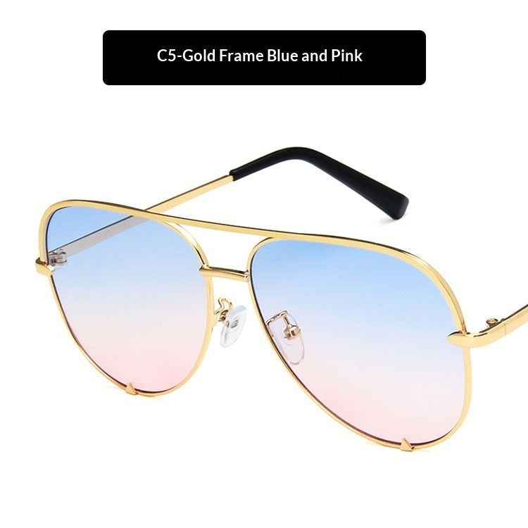 Lunettes Soleil ISLAB™ – Double Pont Métal | Style Luxe & Protection UV