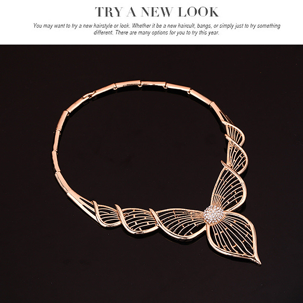 Parure Luxe Feuille Dorée ISLAB™ – Ensemble Bijoux Élégance & Éclat