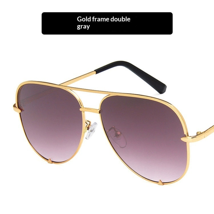 Lunettes Soleil ISLAB™ – Double Pont Métal | Style Luxe & Protection UV