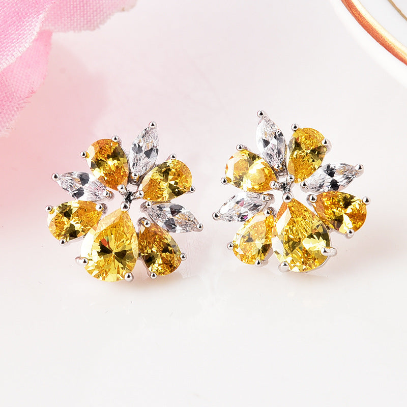 Parure Luxe Élégance ISLAB™ – Collier & Boucles d’Oreilles Cristal