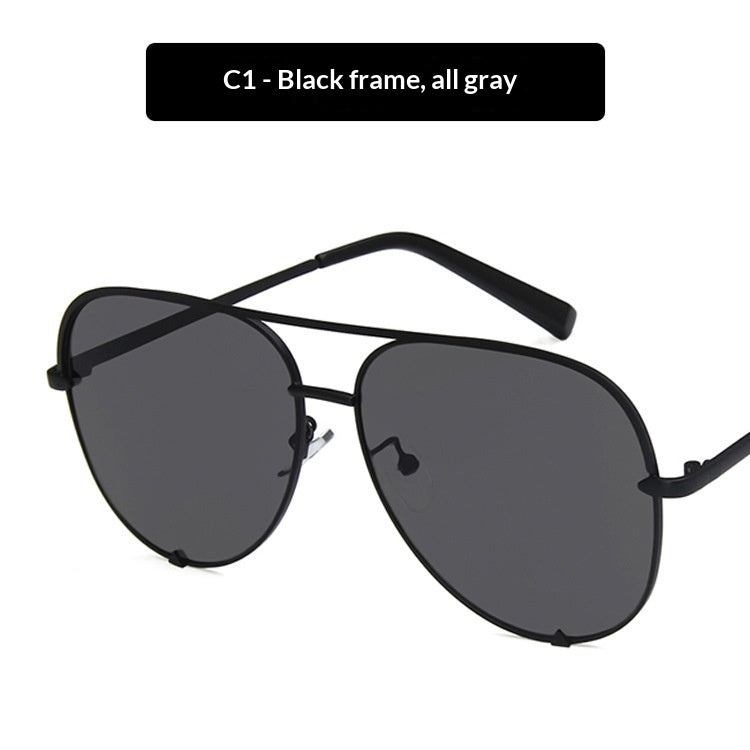 Lunettes Soleil ISLAB™ – Double Pont Métal | Style Luxe & Protection UV